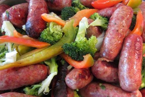 Hot Foods - Sausage and Peppers